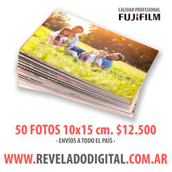 Promo 50 Fotos 10x15 cm. - www.reveladodigital.com.ar - Calidad Profesional FUJIFILM